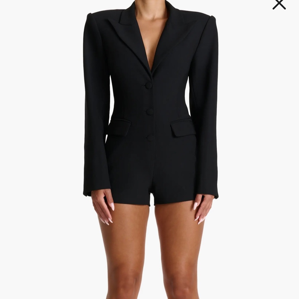 Naked wardrobe Blazer Romper playsuit one piece size small